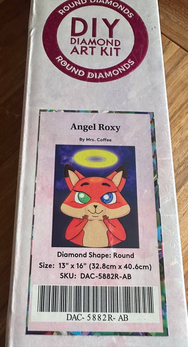Angel Roxy by Mrs. Coffee Diamond Art Club Archived HTF